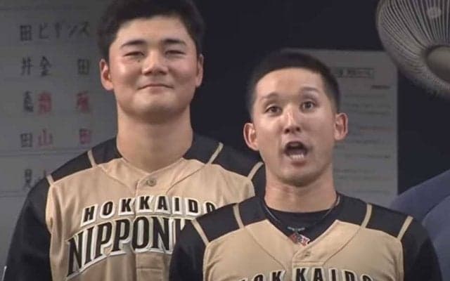 日ハム杉谷の国歌“熱唱”にファン突っ込み殺到「おい！　清宮笑うなよ！笑」
