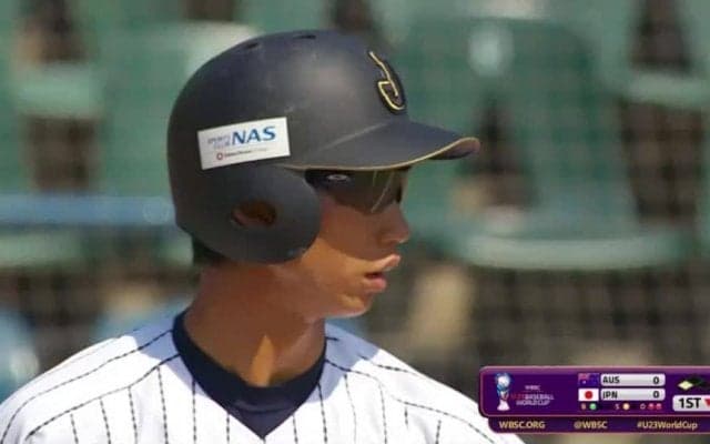 【動画ハイライト】WBSC U-23ワールドカップ 日本対オーストラリア 1回裏 真砂の先制タイムリーツーベース