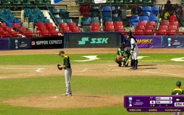 【動画ハイライト】WBSC U-23ワールドカップ 日本対オーストラリア 5回裏 吉持の犠牲フライ