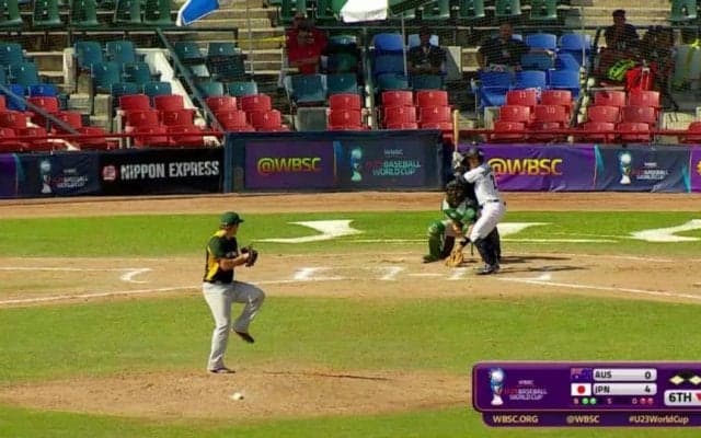 【動画ハイライト】WBSC U-23ワールドカップ 日本対オーストラリア 6回裏 吉持のタイムリー