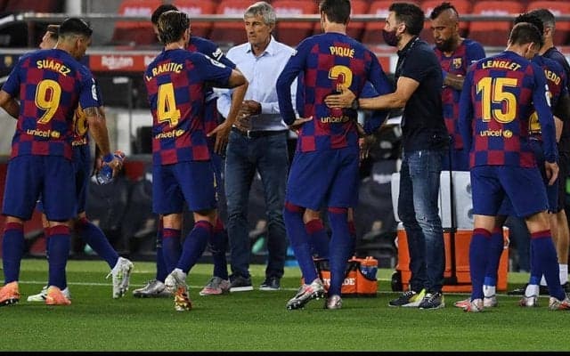 バルセロナ・ダービーで辛勝のセティエン監督「スペースやパス精度がなかった」、ライバルの降格にも言及