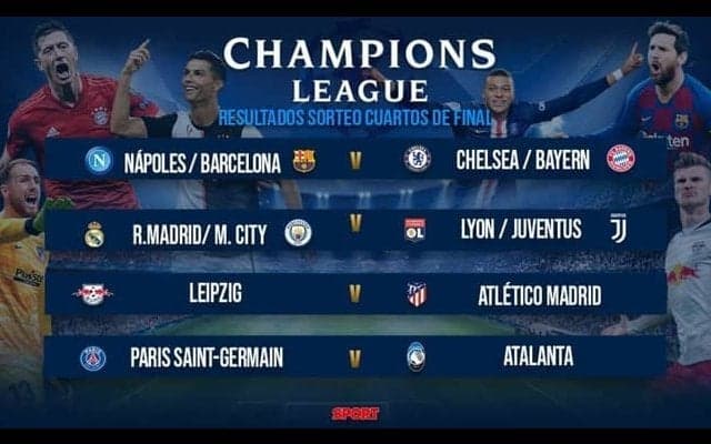 CL準々決勝の組み合わせが決定！確定カードは2組