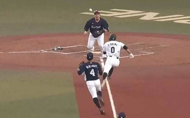 ロッテ荻野の挟殺プレー2戦2勝をファン絶賛「フェイントかけて…マジで天才」