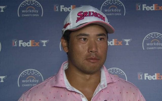 松山英樹「大崩れすることなく伸ばせた」　2度の中断も「68」を記録