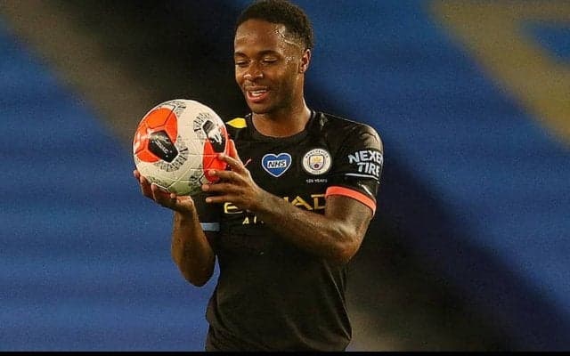 スターリングが3年連続でゴール記録更新!　ブライトン戦のハットで27ゴールに到達