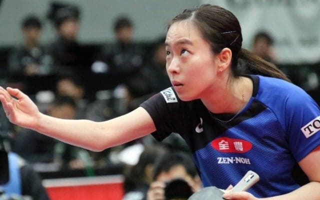 石川佳純、オンライン卓球教室開催へ　YouTubeでライブ配信実施