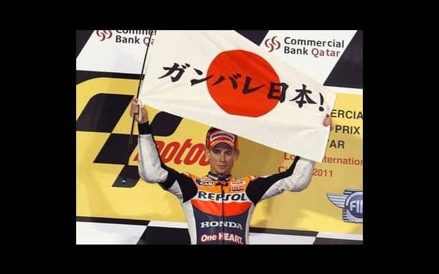 震災直後の日本にエール。MotoGP王者のストーナーは誠実であり続けた