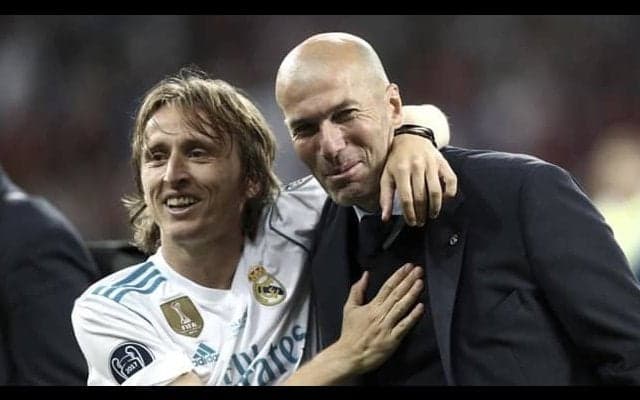 ジダン モドリッチの現役続行を望む「楽しませてもらっている」