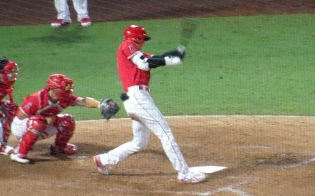 【MLB】大谷翔平が“剛腕撃ち”タイムリー　開幕二刀流へ紅白戦打率.308