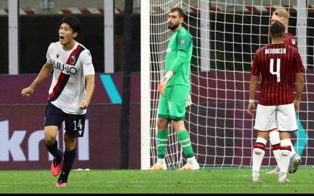 冨安がミラン相手に左足ミドルのファインゴールでセリエA初弾！ 試合はミランが完勝《セリエA》