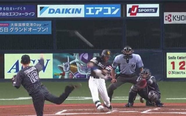 鷹中村晃、天敵・山本から4番初アーチ1号2ラン　石橋貴明さんも大興奮「魂!!!」