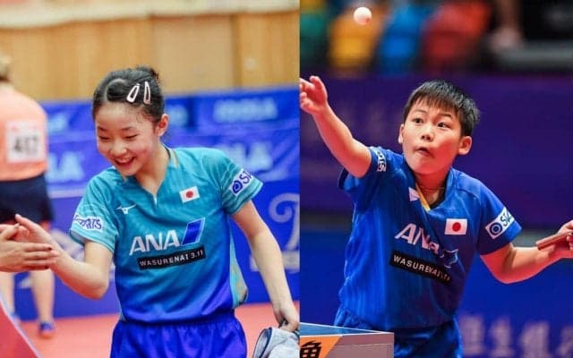 【卓球】松島輝空、張本美和ら6選手、年60万円の助成金対象者に選出