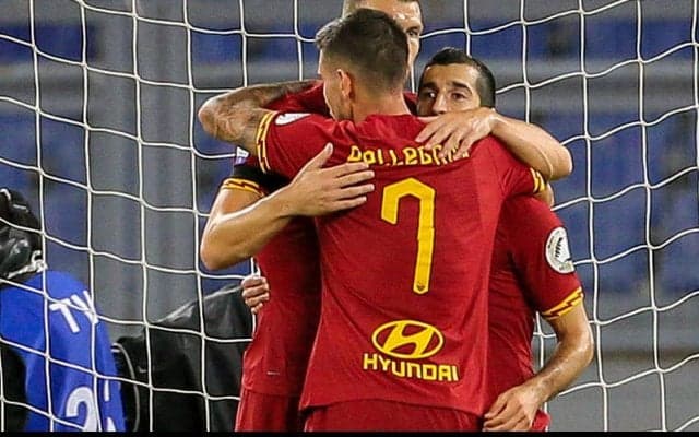 ローマ、勝ち点2逃すもインテル戦の出来に満足!　ムヒタリアン「今後に向けた自信を与えてくれた」