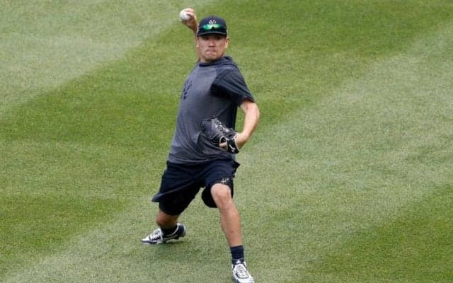 【MLB】田中将大が開幕ローテ漏れ　5日に頭部に打球、初登板は8月1日Rソックス戦以降