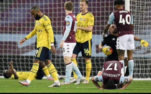 低調アーセナル、ビラ戦で今季2度目の枠内シュート0…3年連続10敗以上という不名誉記録も…