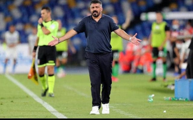 ナポリ指揮官ガットゥーゾ、判定に救われ続け勝利した珍試合に「サッスオーロよりも多くを生み出した」