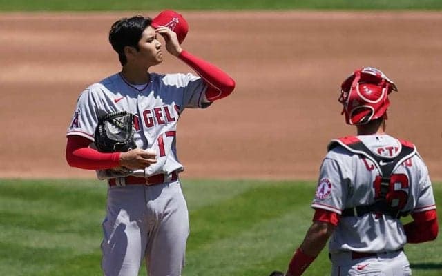 【MLB】大谷翔平、大乱調　直球の平均は140km台…米ファン悲鳴「直球は本当に心配になる」