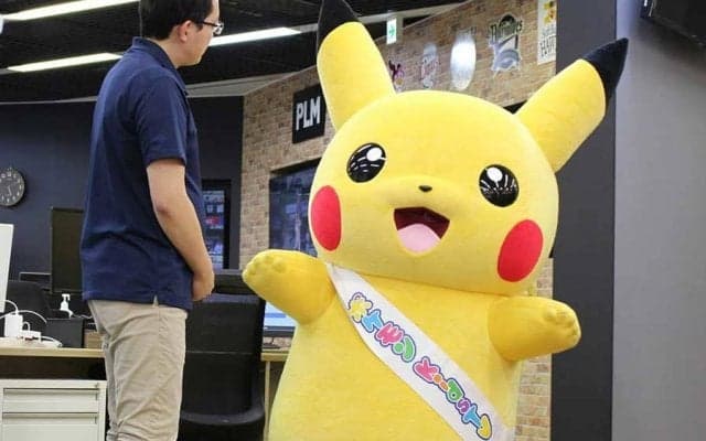 ポケモンとパ・リーグTVの夢コラボが実現　興味津々のピカチュウがオフィスに潜入