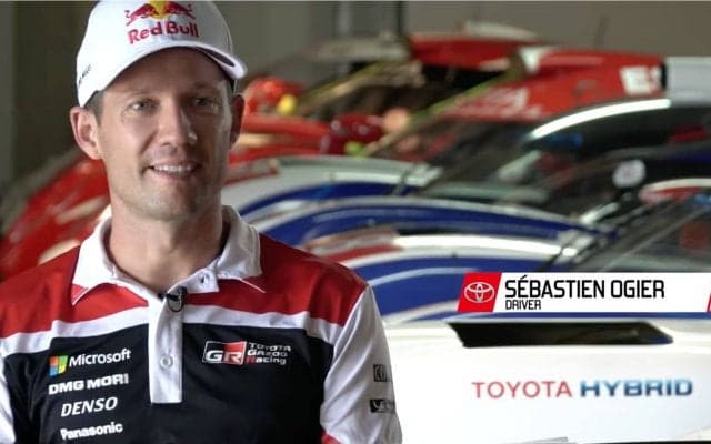 オジエ、トヨタのLMP1マシン シミュレーターを試乗