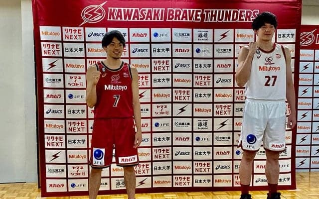 “川崎から世界へ”。心強いパートナーを得た川崎ブレイブサンダースが新ユニフォーム、スポンサーを発表