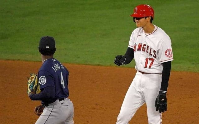 【MLB】大谷翔平、今季初盗塁となる二盗をマーク　同点生還はならず