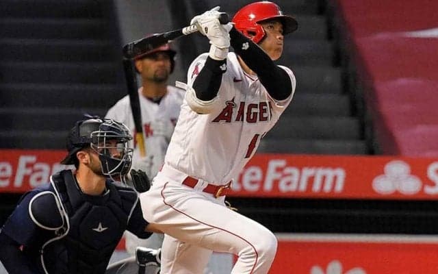 【MLB】大谷翔平、内角159キロ撃ち弾に米メディア驚き「どうしてこんな特大弾が打てた？」