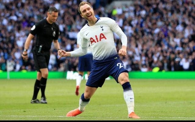 トッテナムの絶対的司令塔エリクセンが相手GKを欺く低弾道の一撃【ビューティフル・フリーキック】