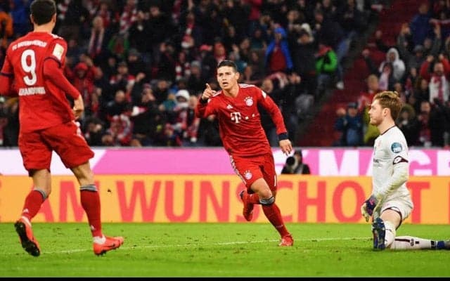 コロンビア人選手としてブンデス初のハットトリックをハメス・ロドリゲスが決める【ハットトリック・ヒーローズ】