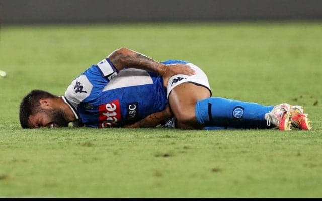 CLバルサ戦控えるインシーニェ、左長内転筋の損傷と診断