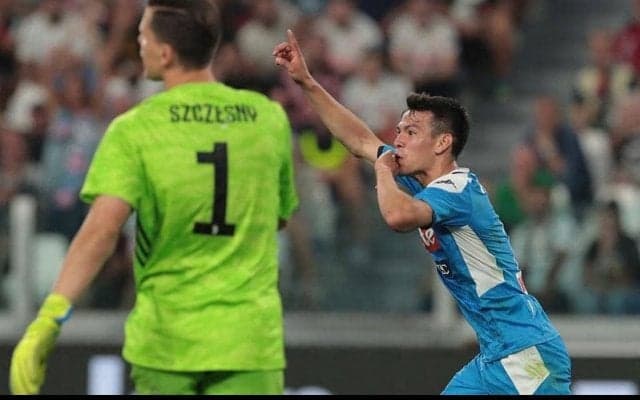 メキシコの新星ウィンガー、ロサーノがユーベとの打ち合いの中で決めたナポリ初ゴール【ファースト・ゴールズ】