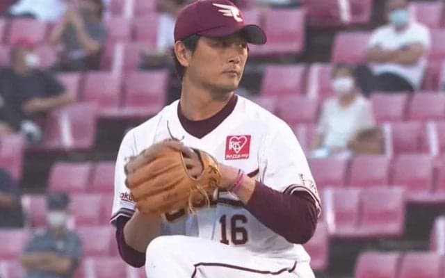 楽天涌井、あと2人で球団初ノーノー逃すも1安打完封！　無傷6勝目で首位タイ浮上