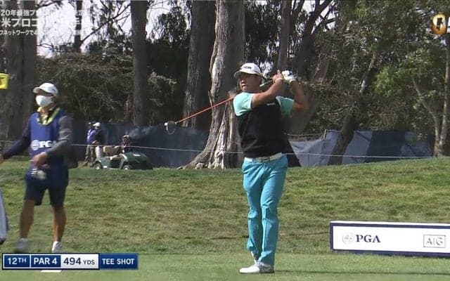 【動画】松山英樹はイーブンパー48位　2度のチップインバーディも／全米プロ初日