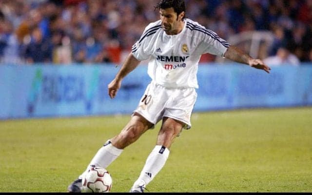 針の穴を通すコントロール！マドリー時代のフィーゴが沈めた高精度の一撃【ビューティフル・フリーキック】