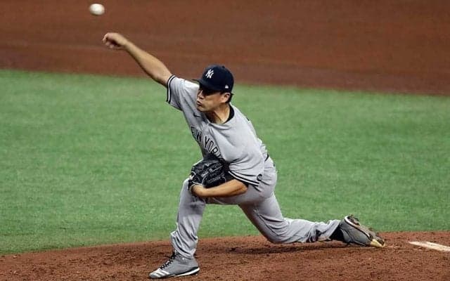 【MLB】田中将大、5回0封は「ここまで良くなって驚き」筒香とは「いい対戦を」　試合後、一問一答
