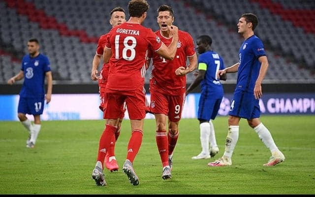 レヴァンドフスキの2G2Aでチェルシーに連勝したバイエルンが準々決勝進出！《CL》