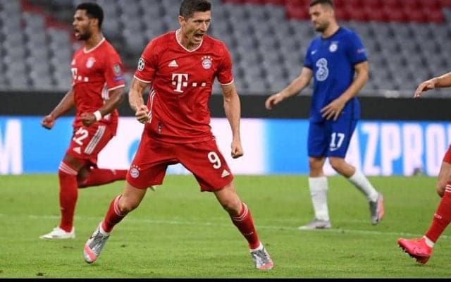 2ゴール2アシストで4発快勝に貢献したレヴァンドフスキが準々決勝に照準「バルサはいつも危険」