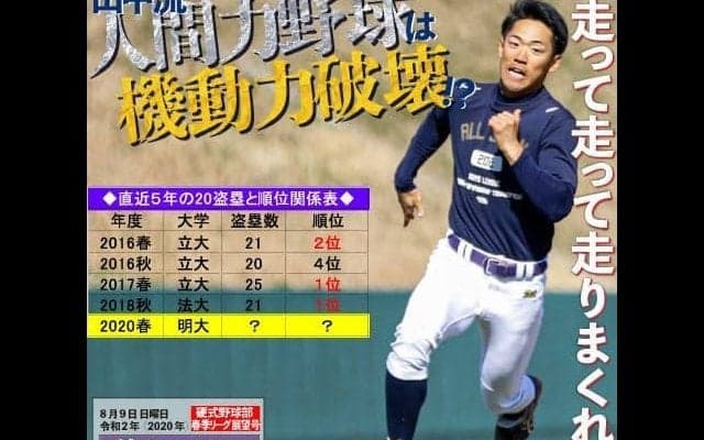 田中流人間力野球は機動破壊！？／東京六大学春季リーグ戦展望