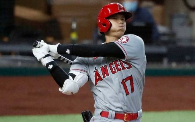 【MLB】大谷翔平、快足飛ばした“左前二塁打”　米放送局が驚愕「単打の当たりが二塁打に」
