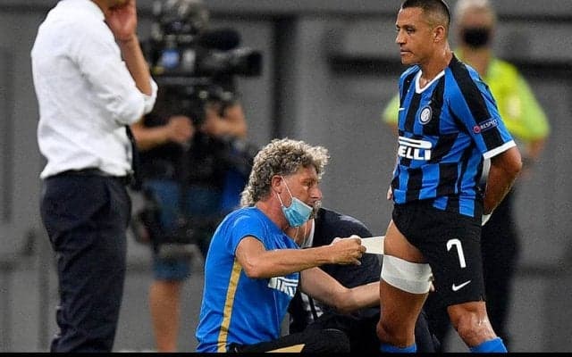 サンチェスが右足大腿部裏の筋挫傷　EL準決勝出場微妙か