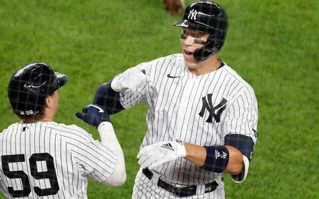 【MLB】ジャッジの「不合理な肩」　楽々投じた超絶レーザー返球に米驚愕「準備運動みたい」
