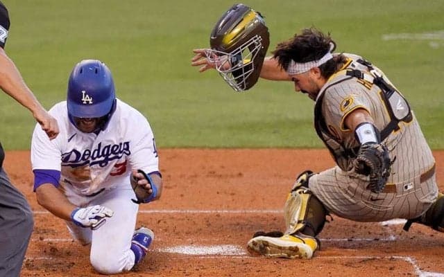 【MLB】一歩間違えれば…　本塁への“タックル突入”に米賛否「馬鹿げたプレー」「何が問題？」