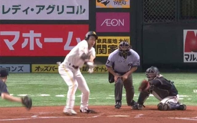 驚異の打率.391に上昇　鷹・柳田の“変態打ち”弾に反響止まず、再生100万回超え