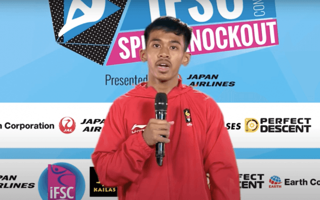 【スピードクライミング】初のオンライン大会「IFSC Connected Speed Knockout presented by JAL」で男子ラーマッド・アディ・ムリョーノ、女子アレクサンドラ・カルッカが優勝