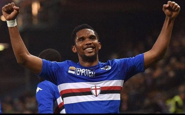 生粋のストライカーは健在！エトーがサンプドリアで見せたクラブ初ゴール【ファースト・ゴールズ】