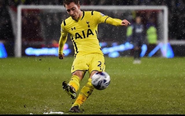 敢えてのファーサイド！雨中のエリクセンが予想外の高精度ショット【ビューティフル・フリーキック】