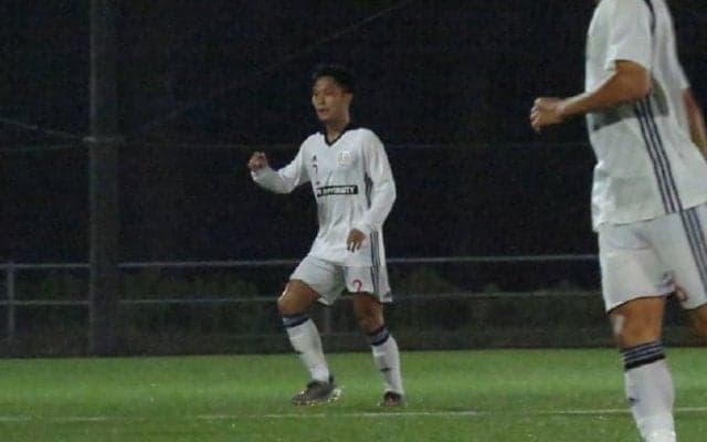 [男子サッカー]決定打に欠け、日大とスコアレスドロー