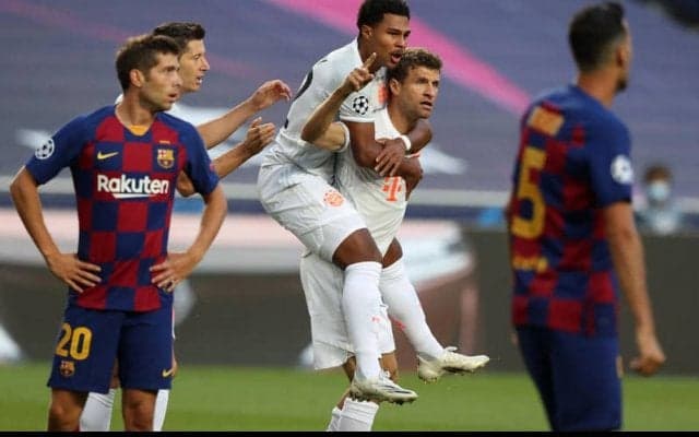 レーティング: バルセロナ 2-8 バイエルン《CL》