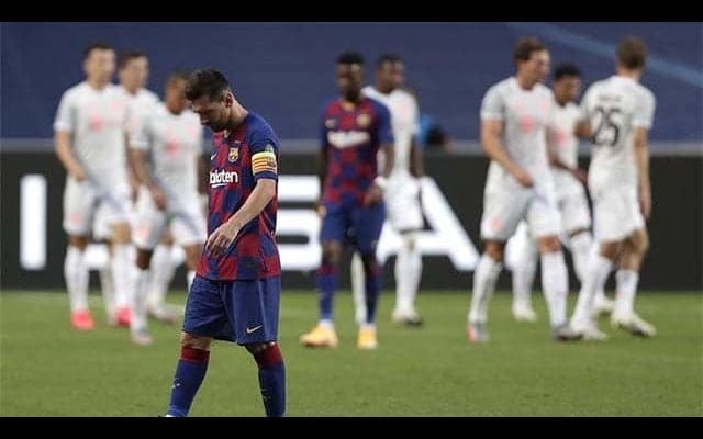 バルサ、史上最悪衝撃の８失点惨敗 ３季連続で無残に散る