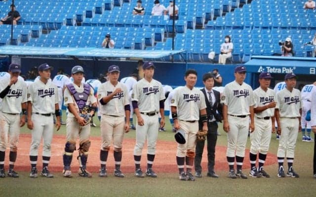 明大打線が16安打で9得点！最終戦で待望の今季初勝利を挙げる！【8/17 春季東京六大学野球 明治大学vs東京大学】