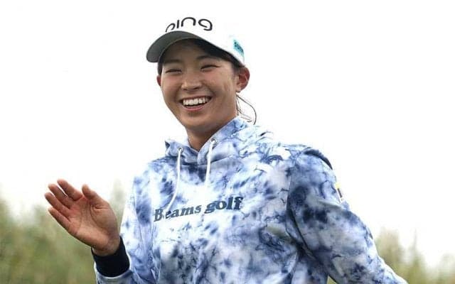 渋野日向子、全英へ公式会見　海外メディアの前で笑顔「めちゃくちゃ元気です（笑）」